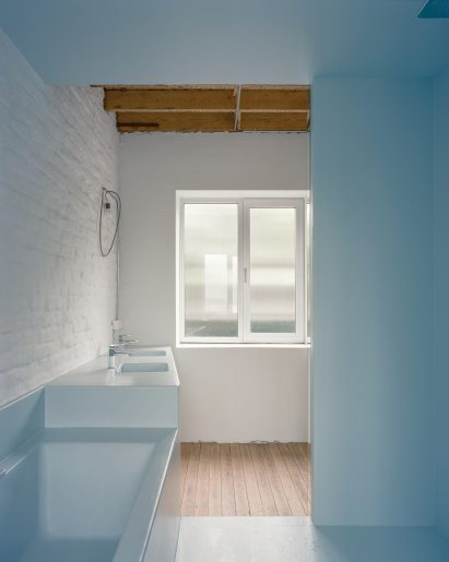 Interior view of home renovation by Atelier Avondzon and Macadam Atelier