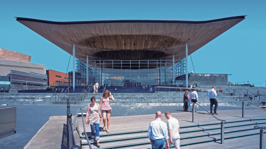 The Senedd parliament building is the only Welsh project to be shortlisted for the Stirling Prize