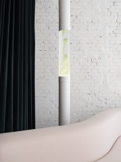 Column lava lamp