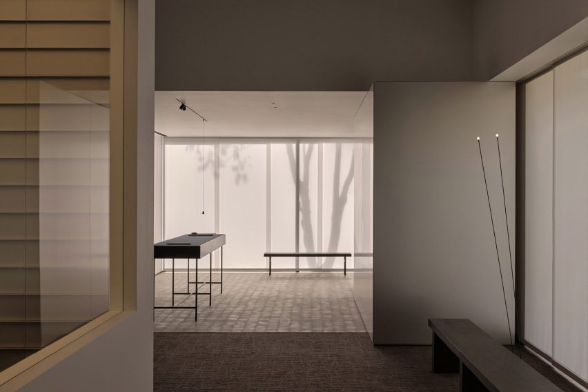 Sigma Space showroom in Shanghai, China designed by Onoaa Studio