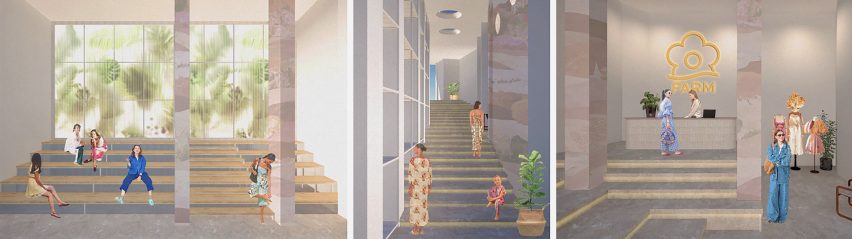 a visualisation of an interior space