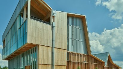 Anthony Timberlands Center for Design and Materials Innovation by Grafton Architects