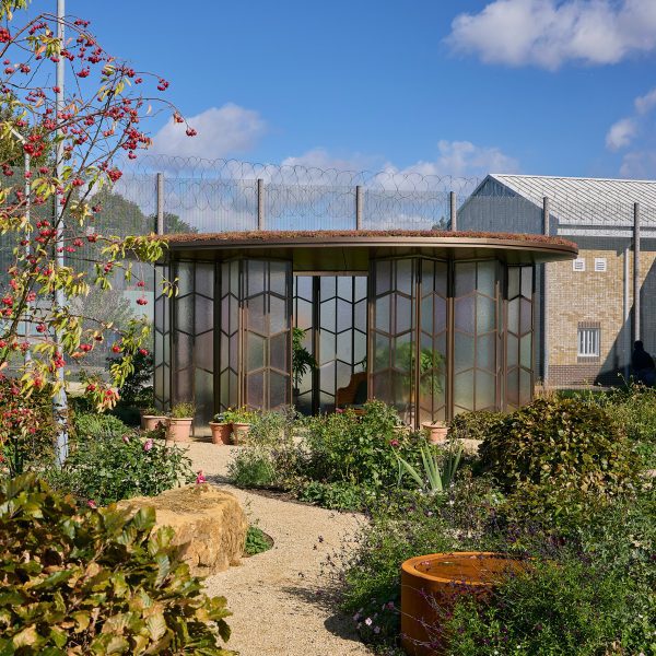 The Glasshouse Garden Pavilion by Hollaway Studio at HMP Downview prison