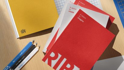 RIBA logo redesign on stationary