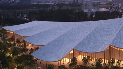 The Sail congress centre in Normandy by BIG