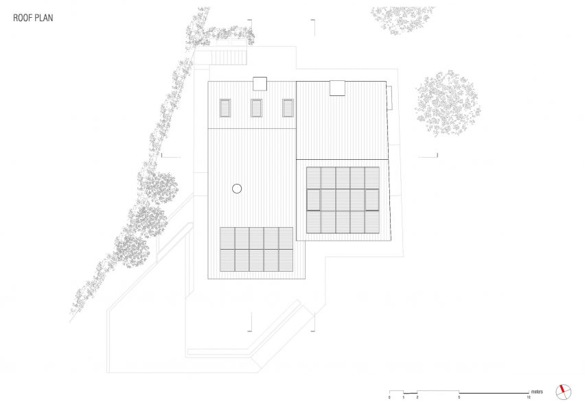 Plan of Casolare Biordo Vecchio by Studio Bressan