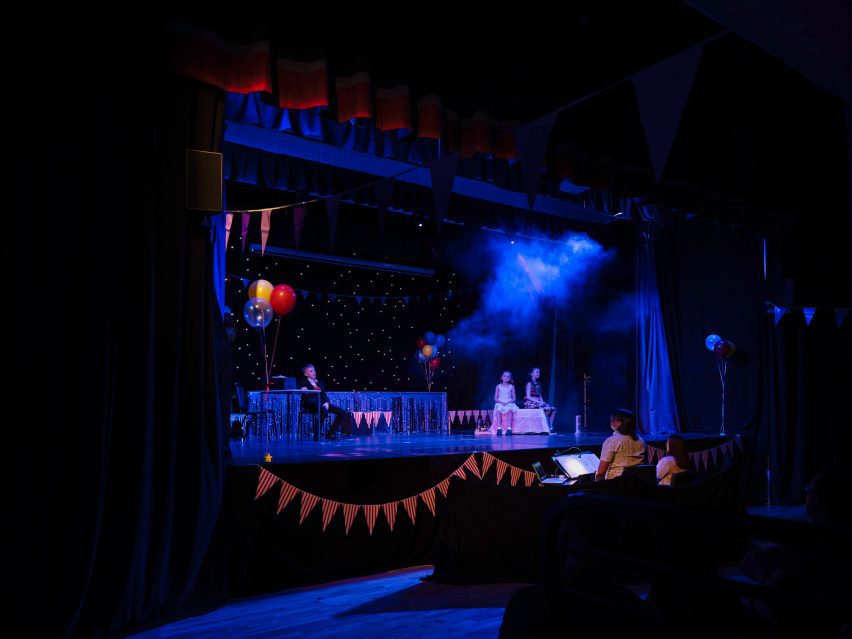 Theatre inside community hub Kilmarnock