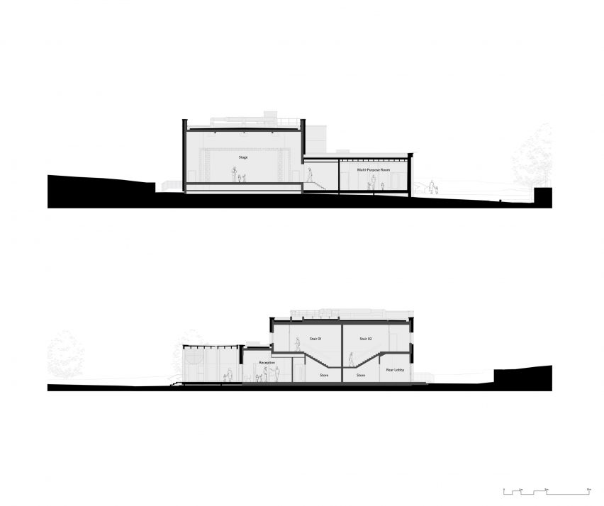 Performing arts hub retrofit drawings