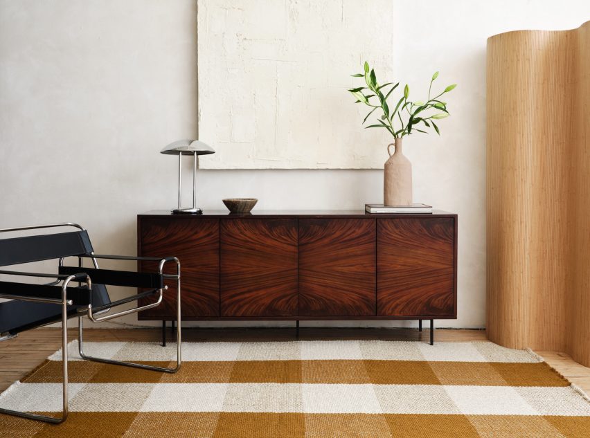 Tartan Shuttle Weave rug by Cicil