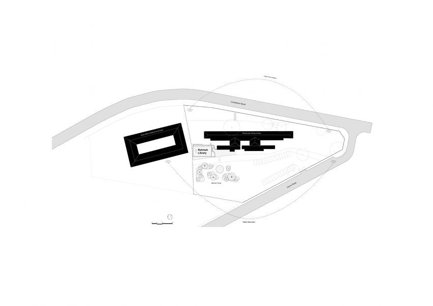 Plan of Rahmah Library by The MAAK