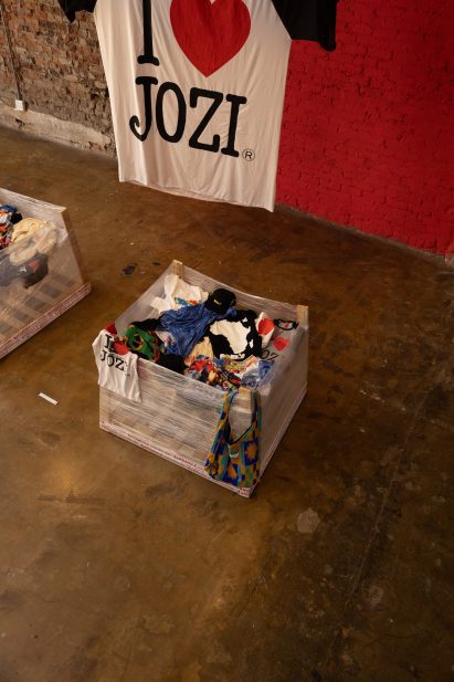 I heart Jozi Tshirt in The Price of Gold exhibition at Design Week South Africa