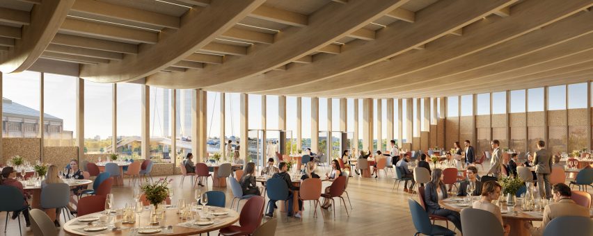 The Sail congress centre in Normandy by BIG