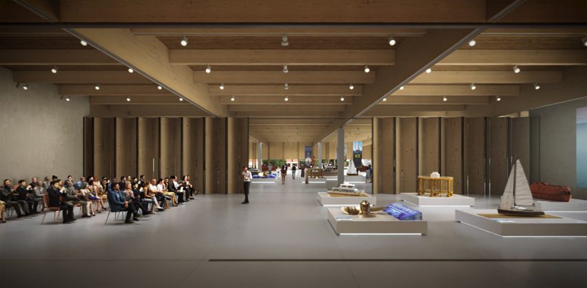 The Sail congress centre in Normandy by BIG