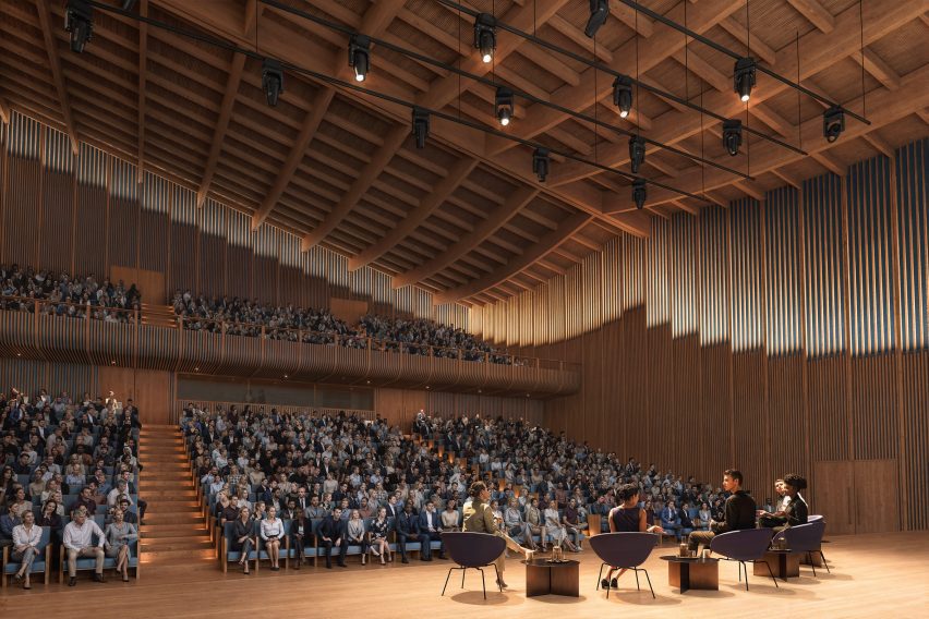 The Sail congress centre in Normandy by BIG