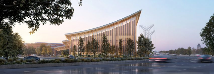 The Sail congress centre in Normandy by BIG