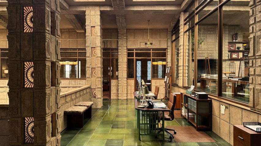 Frank Lloyd Wight studio for The Studio