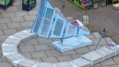 Solar-textile pavilion
