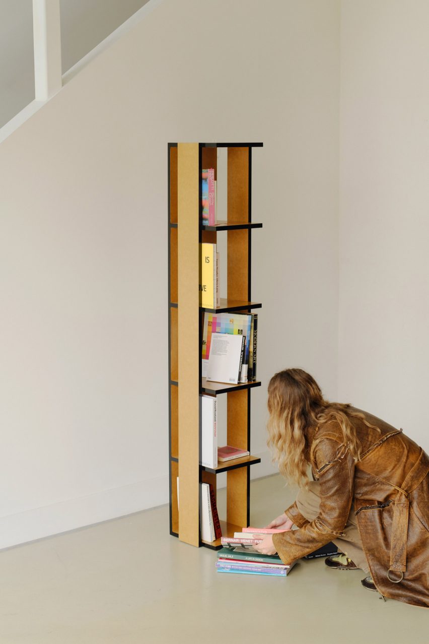 Undressed furniture collection by Georgina Davies is crafted from MDF