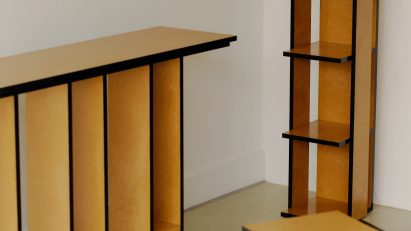 Undressed furniture collection by Georgina Davies is crafted from MDF