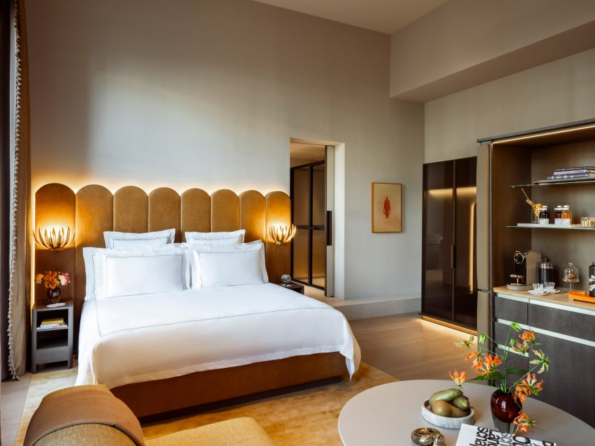Interior furnishings at Rosewood Amsterdam by Viriato