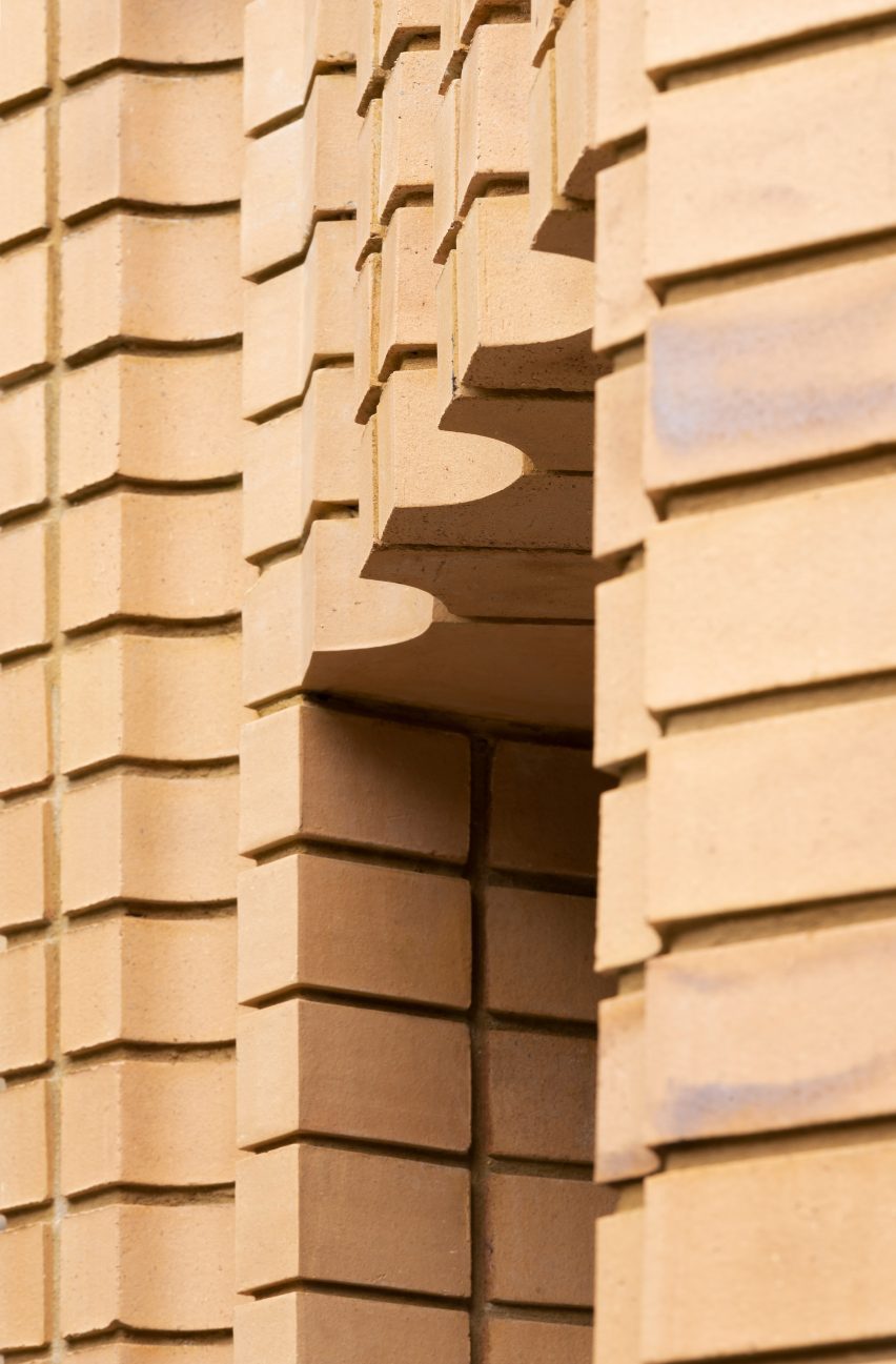 Intricate brickwork detailing