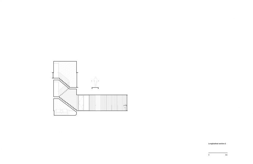 Section of Waterhouse by Oyama and Julia Manaćas Architecte