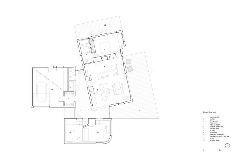 Plan of Waterhouse by Oyama and Julia Manaćas Architecte