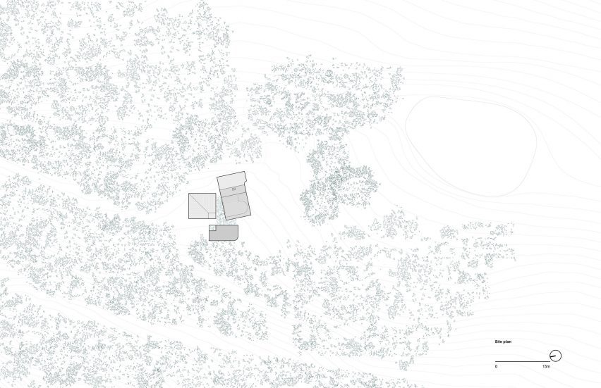 Plan of Waterhouse by Oyama and Julia Manaćas Architecte