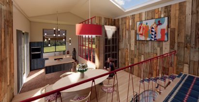 a visualisation of a family home