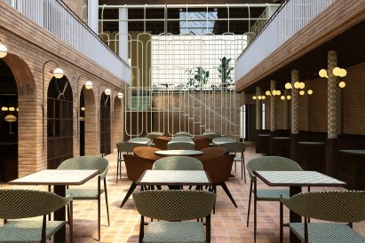 a visualisation of a restaurant
