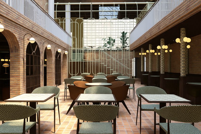 a visualisation of a restaurant