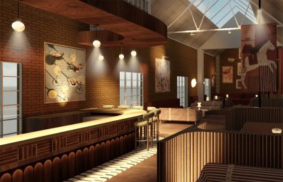 a render of an arts social club