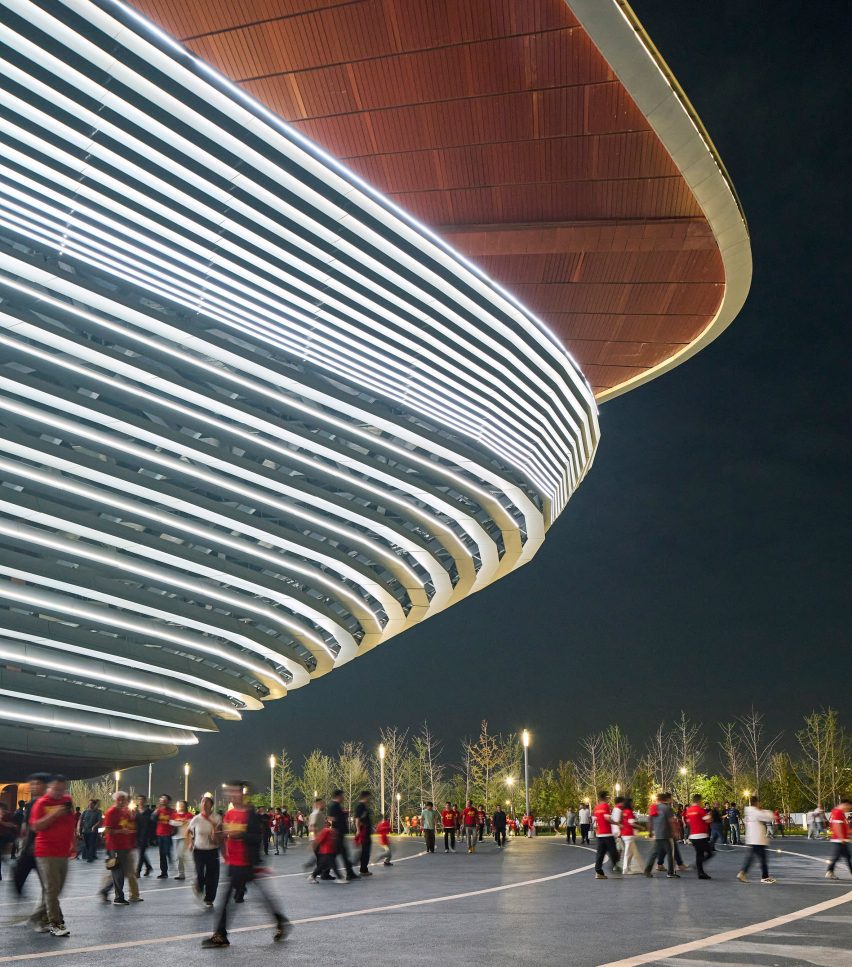 Xi’an International Football Centre by Zaha Hadid Architects