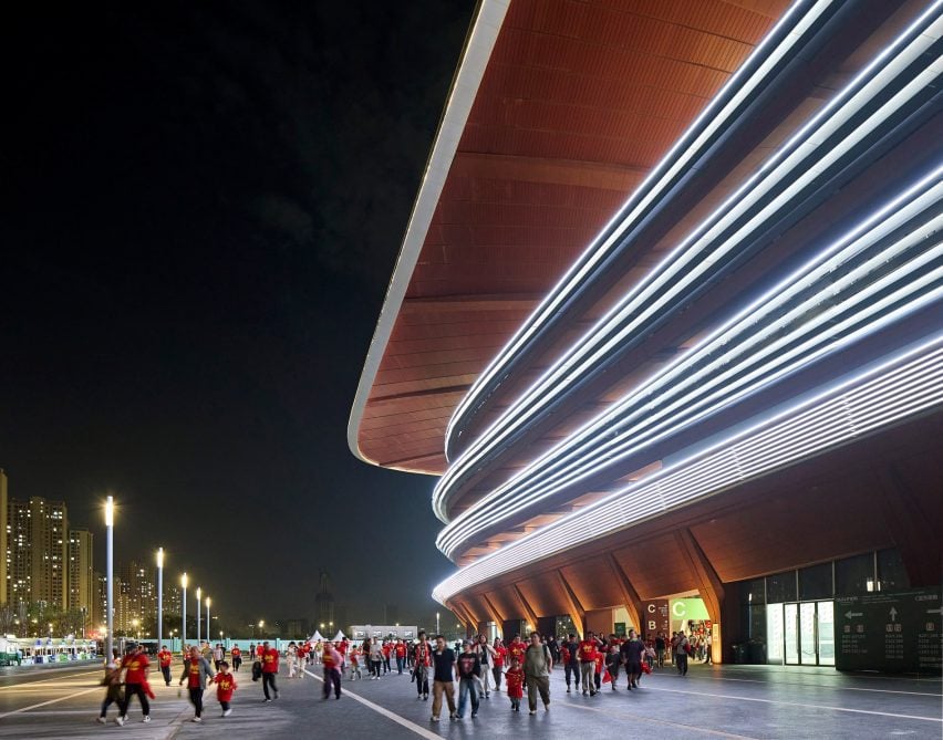 Xi’an International Football Centre by Zaha Hadid Architects