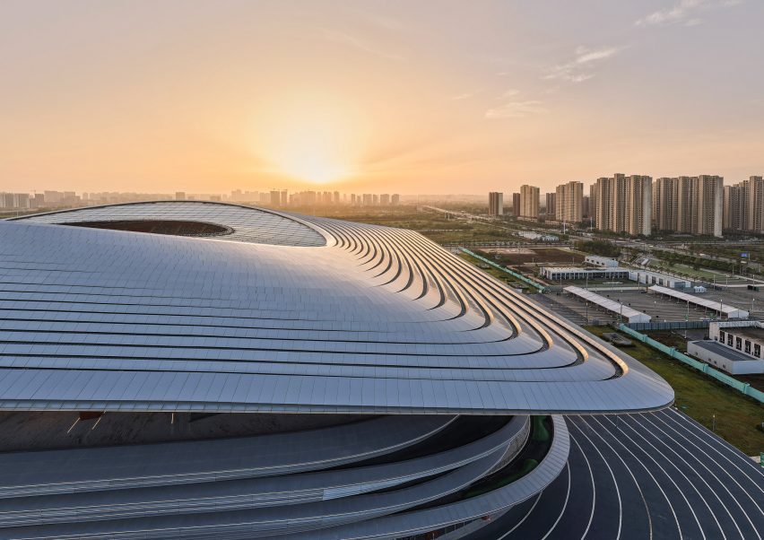 Xi’an International Football Centre by Zaha Hadid Architects