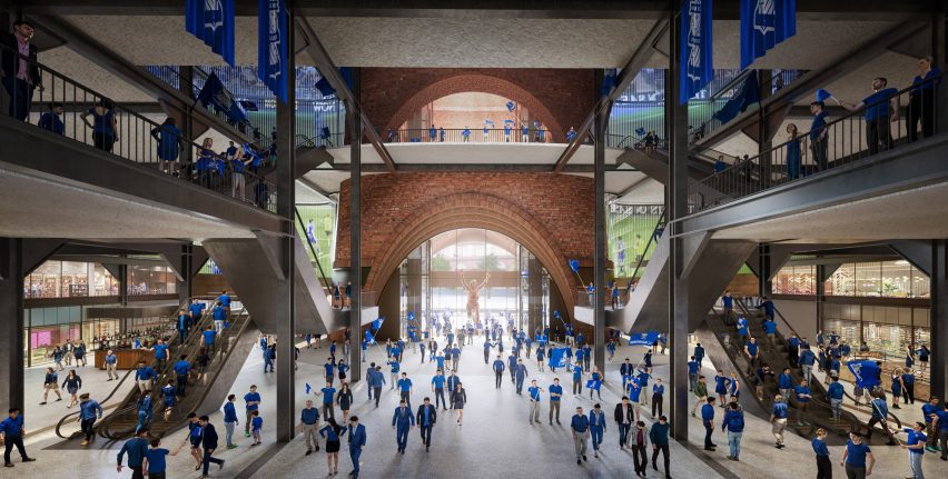 Birmingham City Football Club stadium by Heatherwick Studio