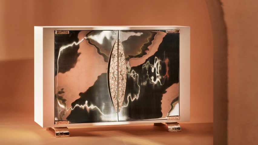 Photo of metal cabinet by Achille Salvagni