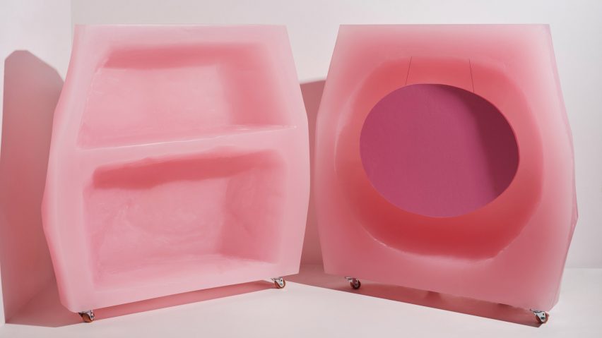 Photo of pink cabinet