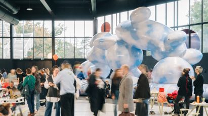Photo of installation at Designblok festival