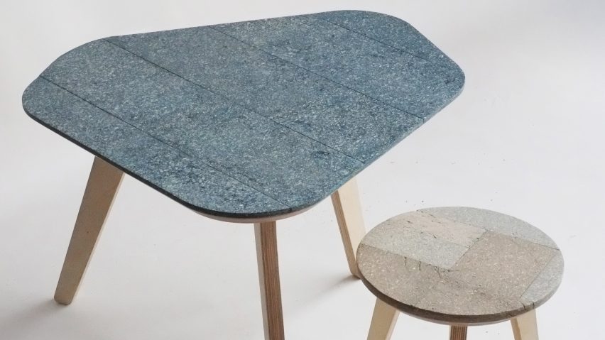 Photo of table and stool