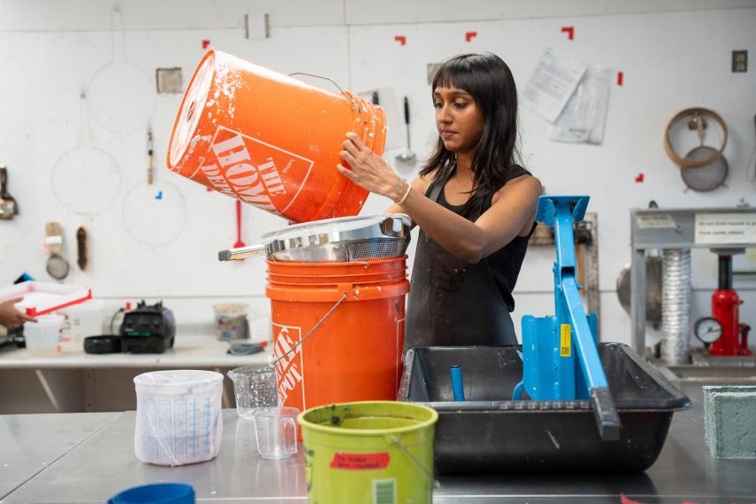 RISD Loop Lab recycling process