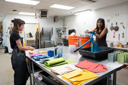 RISD Loop Lab recycling process