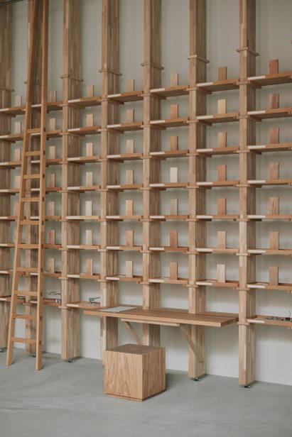 The Age of Wood exhibition at Karimoku Research Centre by Christian + Jade, in collaboration with Karimoku