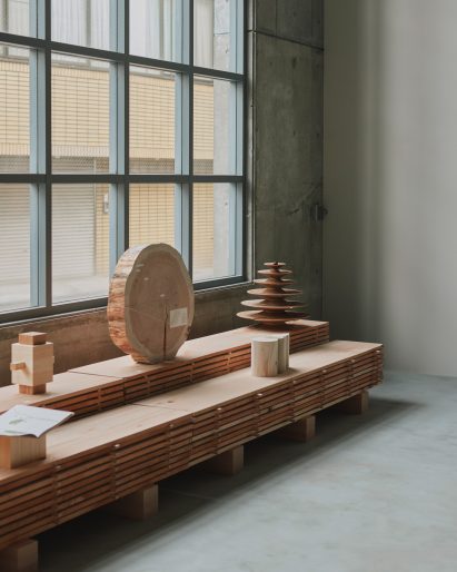 The Age of Wood exhibition at Karimoku Research Centre by Christian + Jade, in collaboration with Karimoku
