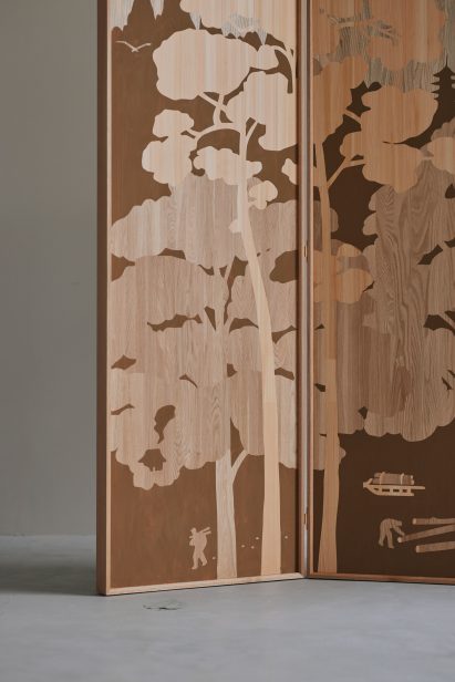 The Age of Wood exhibition at Karimoku Research Centre by Christian + Jade, in collaboration with Karimoku