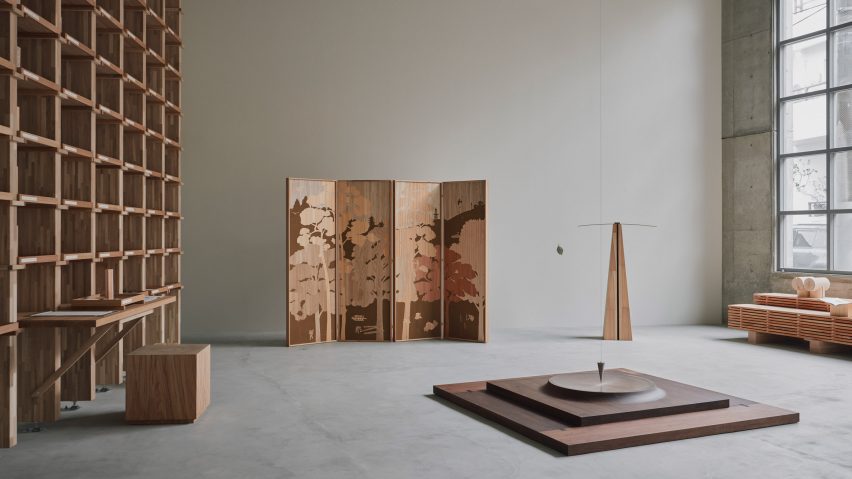 The Age of Wood exhibition at Karimoku Research Centre by Christian + Jade, in collaboration with Karimoku