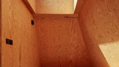 Wooden bedroom