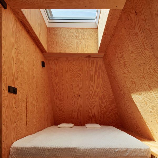 Wooden bedroom