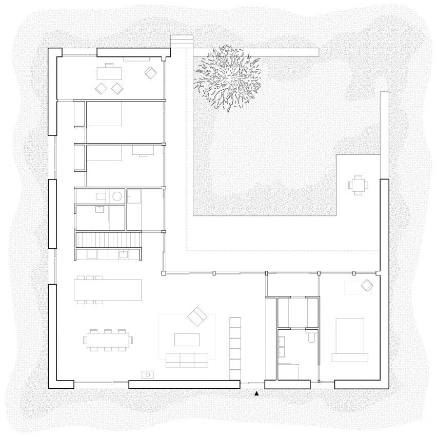 Plan of House on Rue de Clermont by A.TM