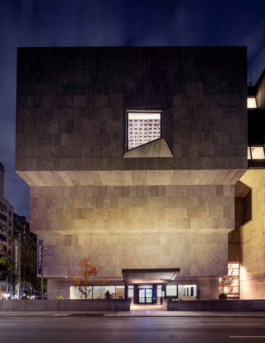 Sotheby's headquarters at the Breuer Building, renovated by Herzog & de Meuron and PBDW Architects
